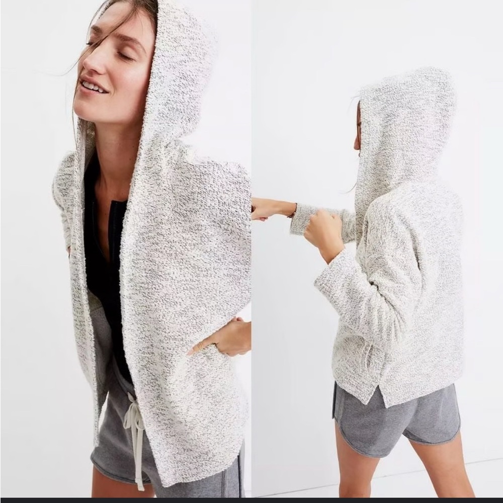 madewell hooded cardigan